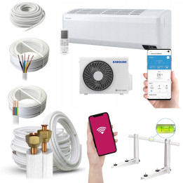 Klimatyzacja SAMSUNG Wind-Free Comfort Ai 3,5kW Grzanie Zestaw 7mb