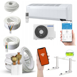 Klimatyzacja SAMSUNG Wind-Free Avant Ai 2,5kW Grzanie Zestaw 6mb