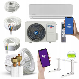 Pompa Kaisai HOT 3D WiFi HEPA Do grzania 3,5kW Klimatyzator Zestaw 4mb