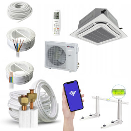 Klimatyzator Kasetonowy Gree U-Match Plus 5 kW Zestaw Maskownica Zestaw 4mb