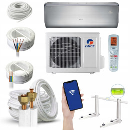 Klimatyzacja Gree U Crown 5,3KW Cichy Jonizator Pilot -30 Zestaw 5mb