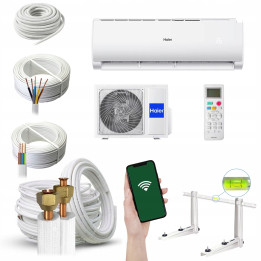 Klimatyzator HAIER TAYGA PLUS WIFI 7kW 19dB Klimatyzacja Grzanie Zestaw 5mb
