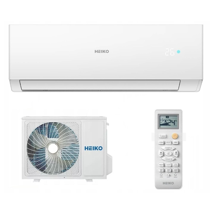Klimatyzator Split HEIKO QIRA 2,6kW Pilot Split Klimatyzacja Zestaw 7mb