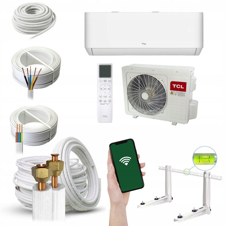 Klimatyzator TCL Elite Series XAB1 6,8kW, cicha praca, I Feel, Zestaw 4mb