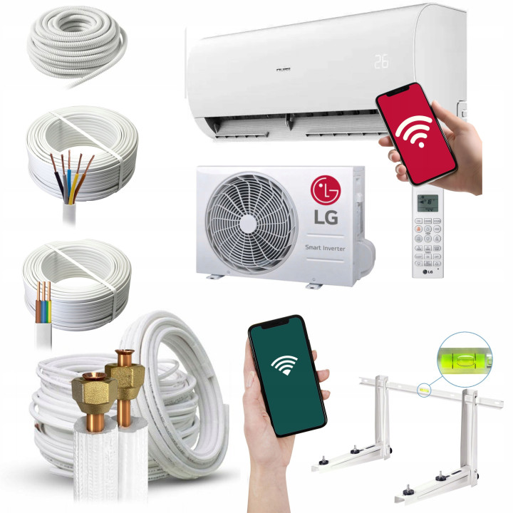 KLIMATYZACJA LG Standard 2 Klima 3,5kW WiFi Pilot Zestaw 4mb