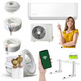 Klimatyzator ścienny Konsi Risou 3,5kW WiFi A+++ samodzielny Zestaw 5mb