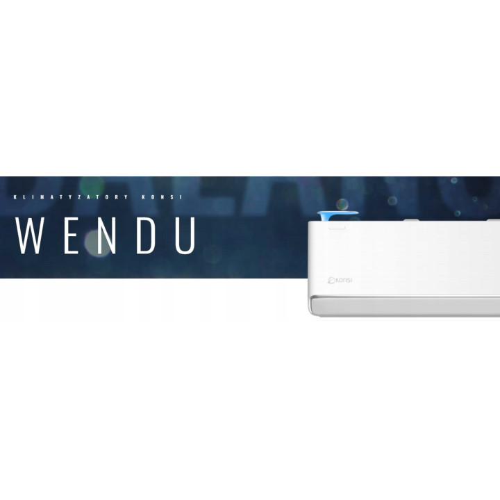 Klimatyzator do domu Konsi Wendu 2,7kW WiFi A+++ Klimatyzacja Zestaw 6mb