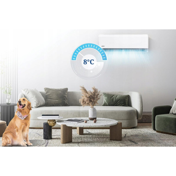 Klimatyzacja Klimatyzator ANDE Jupiter 3,5KW UV Wifi iClean Zestaw 7mb