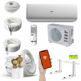 Klimatyzacja Klimatyzator 7KW ANDE+ 20db WYDAJNY 70m2 4D Wifi Zestaw 5mb