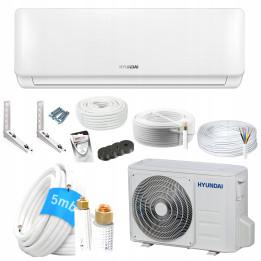 Klimatyzator HYUNDAI Elite WHITE WiFi 2,6KW Jony Srebra ARKTIC Zestaw 5mb