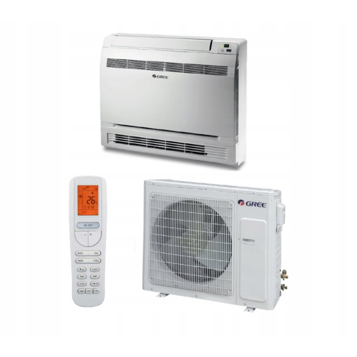 Klimatyzator konsolowy GREE 2,7kW GEH09AA-K6DNA1F Zestaw 4mb