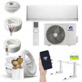 Klimatyzator domowy Gree Airy White 5,3kW WiFi Grzanie Zestaw 6mb
