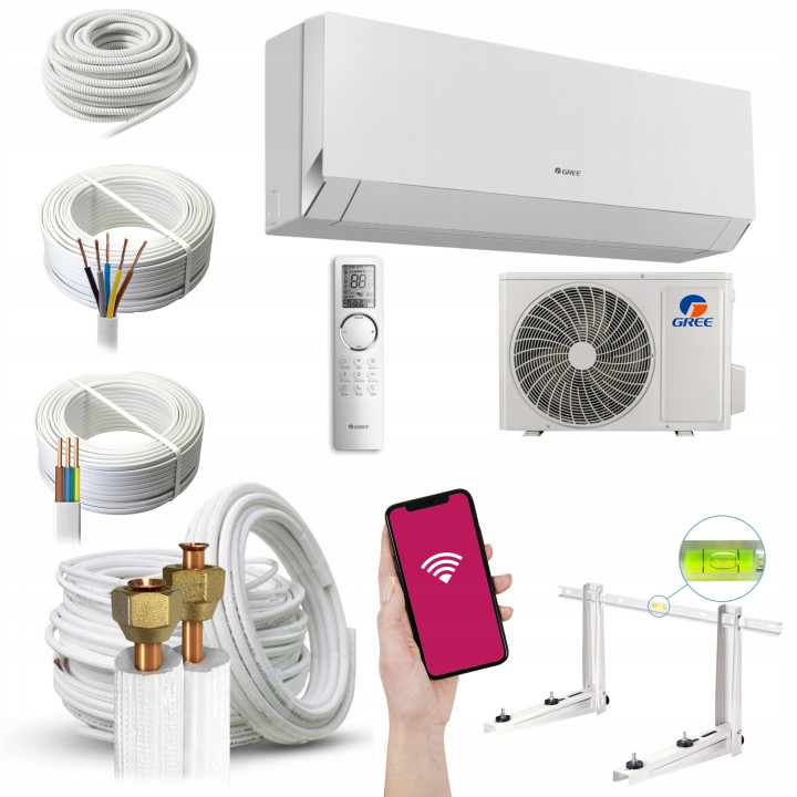Klimatyzator GREE Clivia 7 kW UV-C samodzielny Klimatyzacja Zestaw 4mb