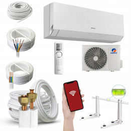 Klimatyzacja GREE Clivia do grzania 2,7kW cicha Grzanie Zestaw 3mb