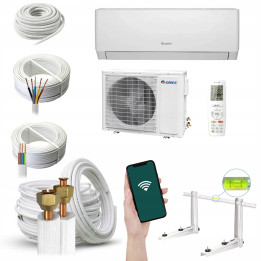 Klimatyzacja Gree Pular PRO 2026 Wydajny 3D WiFi Mocny 7kW Zestaw 7mb