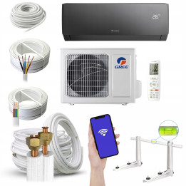 Klimatyzacja Gree Pular PRO 2026 Wydajny 3D WiFi Mocny 7kW Zestaw 5mb