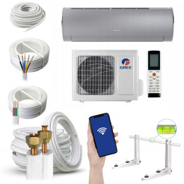 KLIMATYZACJA ścienna GREE Fairy Silver 7kW WiFi Zestaw 6mb