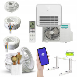 Klimatyzacja konsola AKT35UR4RSK4 3,5kW Hisense biały Zestaw 6mb