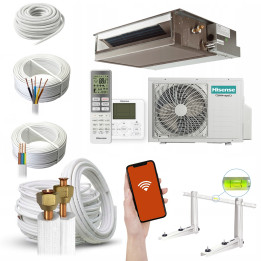 Klimatyzator kanałowy Hisense ADT52UX4RCL8 5,0kW Zestaw 4mb