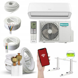 Klimatyzator ścienny Hisense Hi-Smart 6,5 kW z modułem WiFi Zestaw 6mb