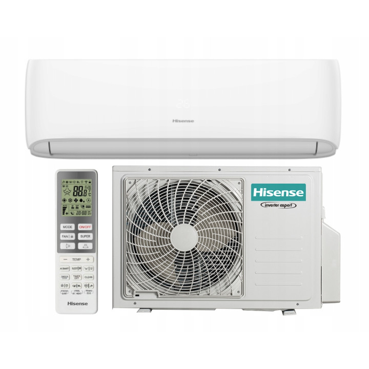 Klimatyzator ścienny Hisense Wings Comfort 3,2 kW WiFi Zestaw 7mb