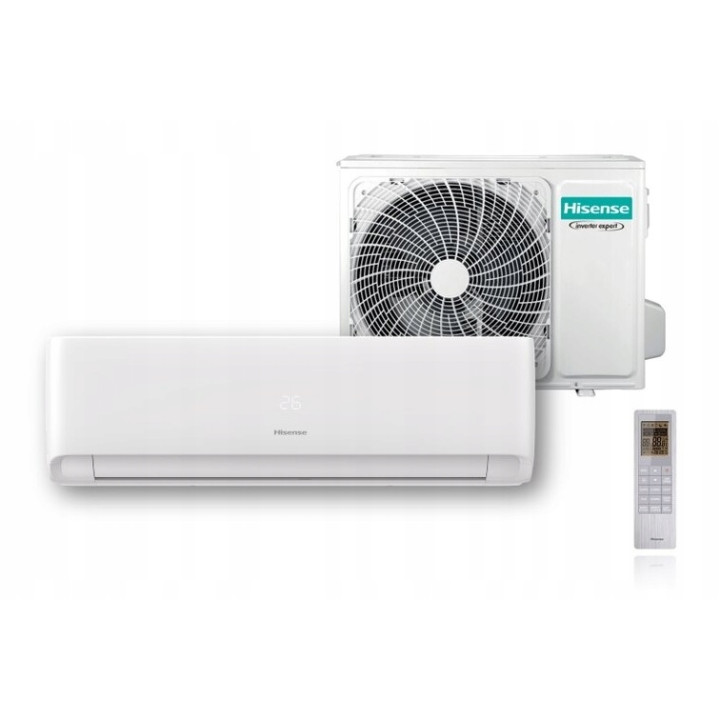 Klimatyzator ścienny Hisense Expert Comfort 3,5 kW z WiFi, Zestaw 6mb