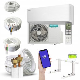 Klimatyzator z grzaniem Hisense 2,6 kW Energy Pro X z WiFi i Zestaw 6mb