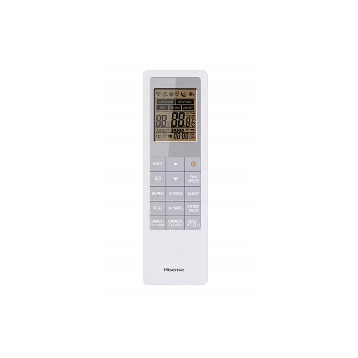 Klimatyzator ścienny z grzaniem Hisense Unipure 2,6 kW z WiFi Zestaw 7mb