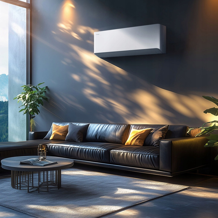 Klimatyzator ścienny z grzaniem Hisense Unipure 2,6 kW z WiFi Zestaw 7mb