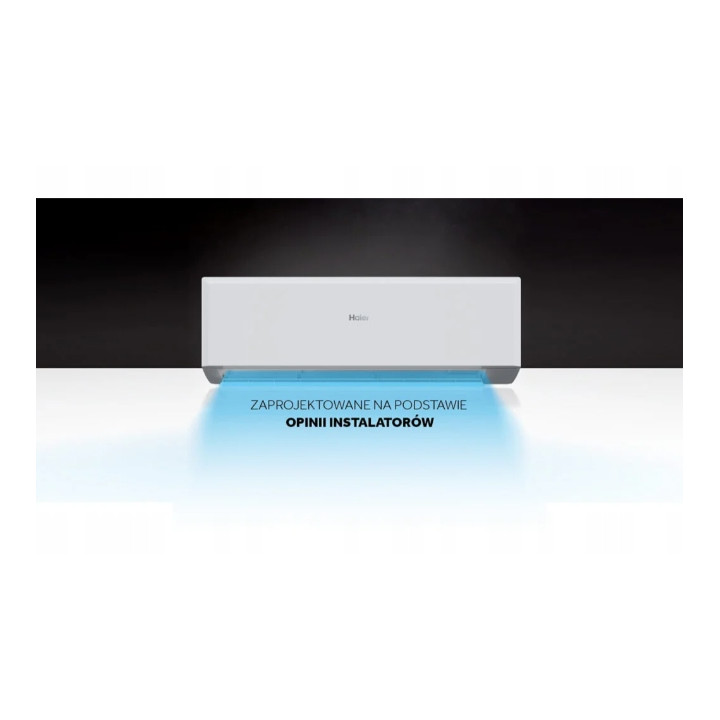Klimatyzator ścienny Haier Revive Plus Black Shine 2,7 kW WiFi Zestaw 6mb