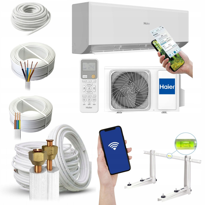 Klimatyzacja Haier REVIVE Plus 3,5KW Wifi 3d iFeel Cichy Zestaw 7mb