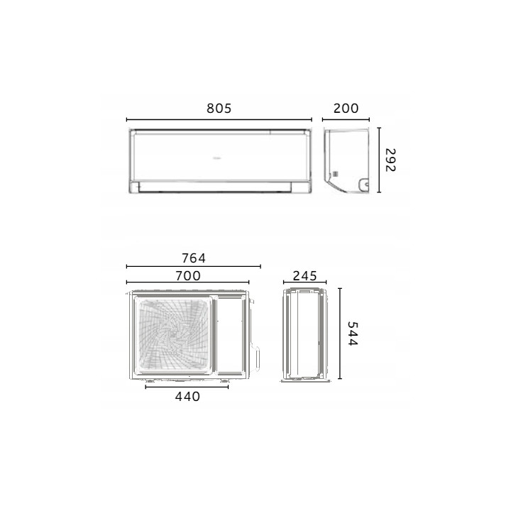 Klimatyzacja Haier REVIVE Plus 3,5KW Wifi 3d iFeel Cichy Zestaw 7mb