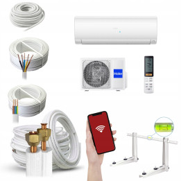 Klimatyzacja Haier FLEXIS Nordic White Shine 5Kw Grzanie Zestaw 6mb