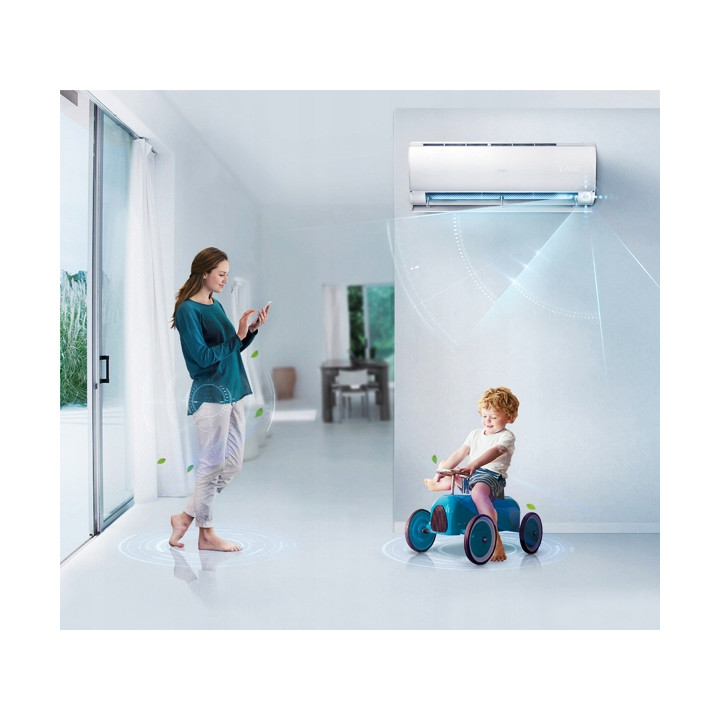 Klimatyzacja Haier FLEXIS Nordic White Shine 3,5Kw Grzanie Zestaw 4mb