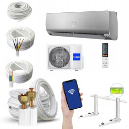 Klimatyzator HAIER FLEXIS Plus WiFi UV-C 2,6kW Klimatyzacja Zestaw 5mb