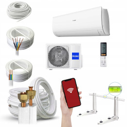 Klimatyzator HAIER FLEXIS Plus WiFi UV-C 5,2kW Klimatyzacja Zestaw 6mb