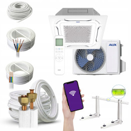 Klimatyzator kasetonowy AUX AUX-C-60CAC 16 kW ogrzewanie, Wi-Fi Zestaw 7mb