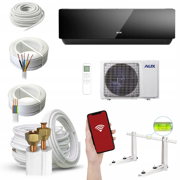 KLIMATYZACJA Ścienna AUX J-Smart ART 3,6kW WiFi Zestaw 4mb