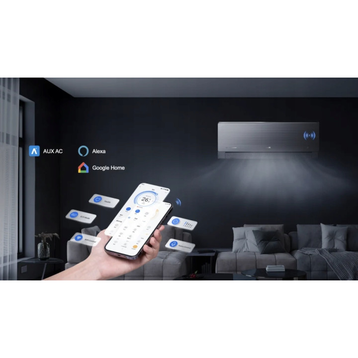 Klimatyzator ścienny AUX CM-Smart Premium Voice 3,5kW, Zestaw 7mb