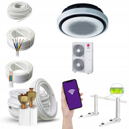 LG UT48F kasetonowy 13,4 kW klimatyzator komercyjny 4-stronny Zestaw 3mb