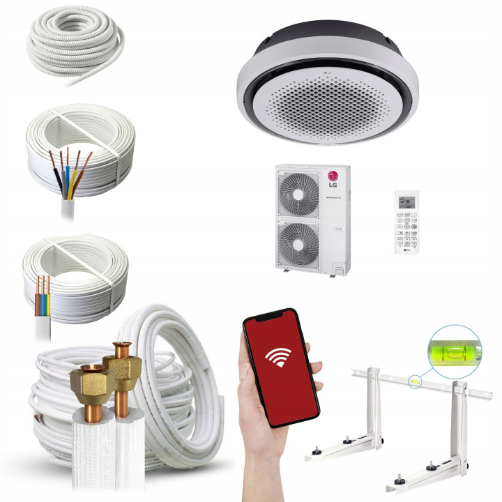 Klimatyzator kasetonowy LG UT36F 11,0 kW WiFi R32 Zestaw 3mb