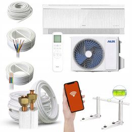 Klimatyzator ścienny AUX C-Smart Premium Crystal 2,6 kW Wi-Fi, Zestaw 4mb