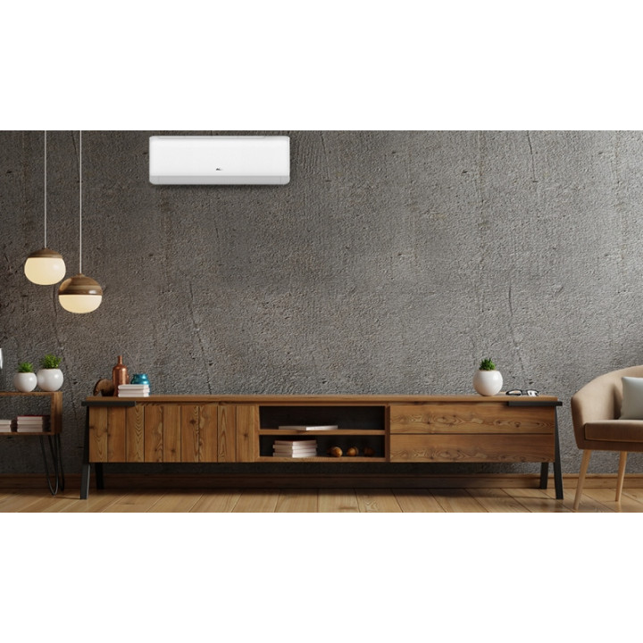 KLIMATYZATOR ŚCIENNY AUX Q-SMART PLUS II 3,5 kW Wi-Fi UV Zestaw 5mb