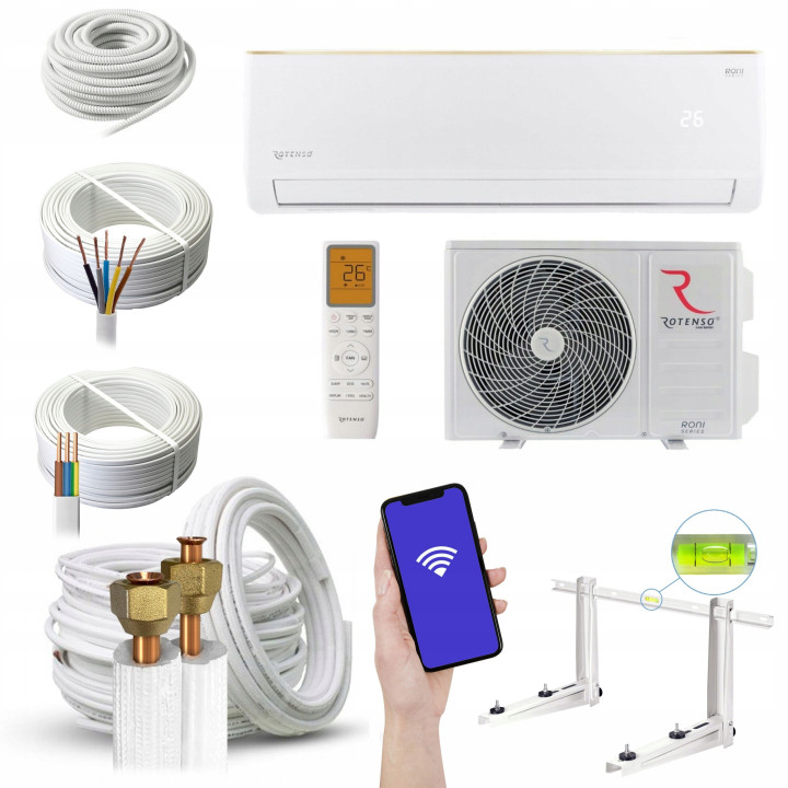Klimatyzator ROTENSO RONI 5,1kW WiFi eMOTO 4D Zestaw 5mb