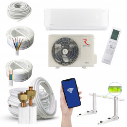 Klimatyzator ROTENSO Imoto 5,3kW WiFi Pilot Klimatyzacja Grzanie Zestaw 5mb