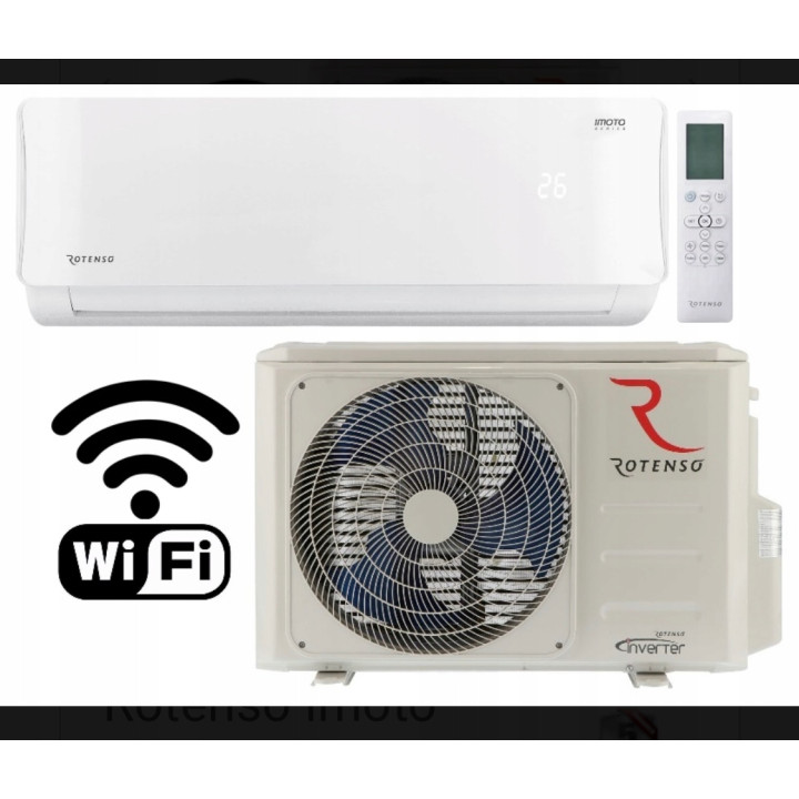 Klimatyzator Rotenso Imoto X 3,5 kW I35Xi I35Xo Mocny wydajny Zestaw 3mb