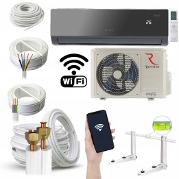 Klimatyzator ścienny do domu biura ROTENSO ELIS X 3,5kW WiFi Zestaw 7mb