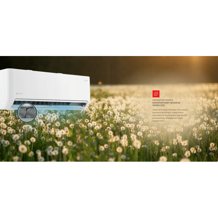 Klimatyzator do domu Rotenso Teta 3,5kW WiFi klimatyzacja Zestaw 7mb