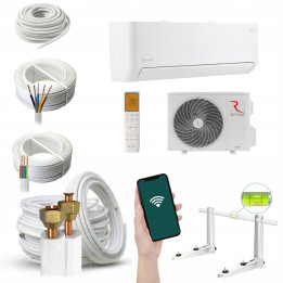 Klimatyzator do domu Rotenso Teta 3,5kW WiFi klimatyzacja Zestaw 3mb