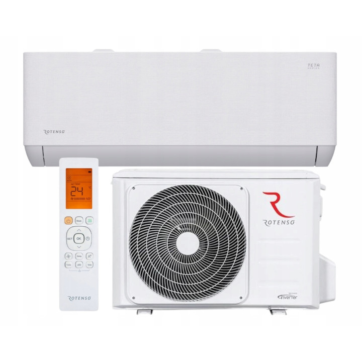 Klimatyzacja ścienna Rotenso TETA 2,6kW energooszczędna, do Zestaw 6mb